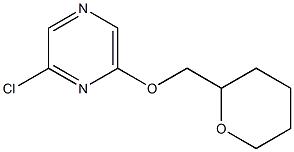 2-chloro-6-(tetrahydro-2H-pyran-2-ylmethoxy)pyrazine 结构式