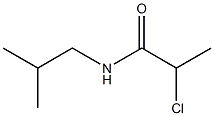 2-chloro-N-(2-methylpropyl)propanamide 结构式