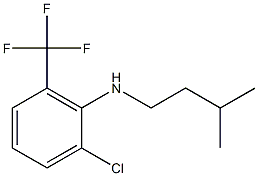 2-chloro-N-(3-methylbutyl)-6-(trifluoromethyl)aniline 结构式