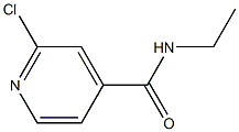 2-chloro-N-ethylpyridine-4-carboxamide 结构式