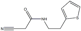 2-cyano-N-(2-thien-2-ylethyl)acetamide 结构式