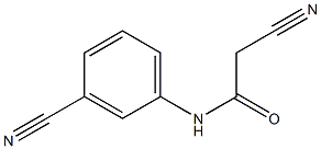 2-cyano-N-(3-cyanophenyl)acetamide 结构式