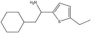 2-cyclohexyl-1-(5-ethylthiophen-2-yl)ethan-1-amine 结构式