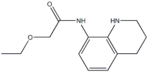2-ethoxy-N-(1,2,3,4-tetrahydroquinolin-8-yl)acetamide 结构式