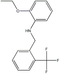 2-ethoxy-N-{[2-(trifluoromethyl)phenyl]methyl}aniline 结构式