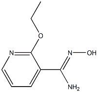 2-ethoxy-N'-hydroxypyridine-3-carboximidamide 结构式