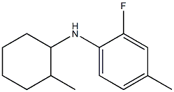 2-fluoro-4-methyl-N-(2-methylcyclohexyl)aniline 结构式