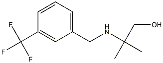 2-methyl-2-({[3-(trifluoromethyl)phenyl]methyl}amino)propan-1-ol 结构式
