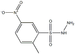 2-methyl-5-nitrobenzene-1-sulfonohydrazide 结构式