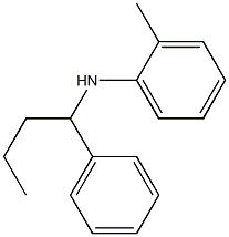 2-methyl-N-(1-phenylbutyl)aniline 结构式
