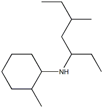 2-methyl-N-(5-methylheptan-3-yl)cyclohexan-1-amine 结构式