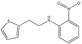 2-nitro-N-[2-(thiophen-2-yl)ethyl]aniline 结构式