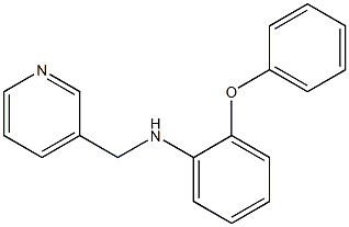 2-phenoxy-N-(pyridin-3-ylmethyl)aniline 结构式