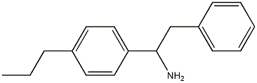 2-phenyl-1-(4-propylphenyl)ethan-1-amine 结构式