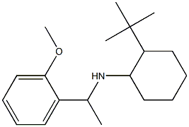 2-tert-butyl-N-[1-(2-methoxyphenyl)ethyl]cyclohexan-1-amine 结构式