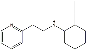 2-tert-butyl-N-[2-(pyridin-2-yl)ethyl]cyclohexan-1-amine 结构式