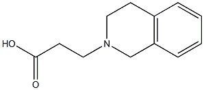 3-(1,2,3,4-tetrahydroisoquinolin-2-yl)propanoic acid 结构式