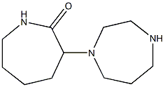3-(1,4-diazepan-1-yl)azepan-2-one 结构式
