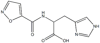3-(1H-imidazol-4-yl)-2-(1,2-oxazol-5-ylformamido)propanoic acid 结构式