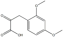 3-(2,4-dimethoxyphenyl)-2-oxopropanoic acid 结构式