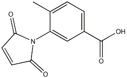 3-(2,5-dioxo-2,5-dihydro-1H-pyrrol-1-yl)-4-methylbenzoic acid 结构式