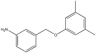 3-(3,5-dimethylphenoxymethyl)aniline 结构式