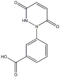 3-(3,6-dioxo-3,6-dihydropyridazin-1(2H)-yl)benzoic acid 结构式