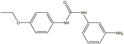 3-(3-aminophenyl)-1-(4-ethoxyphenyl)urea 结构式