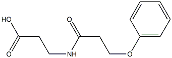 3-(3-phenoxypropanamido)propanoic acid 结构式