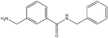 3-(aminomethyl)-N-benzylbenzamide 结构式