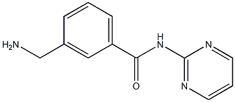 3-(aminomethyl)-N-pyrimidin-2-ylbenzamide 结构式