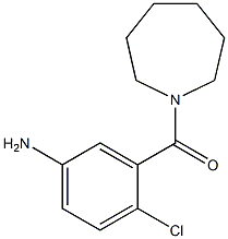 3-(azepan-1-ylcarbonyl)-4-chloroaniline 结构式