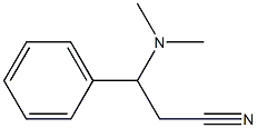 3-(dimethylamino)-3-phenylpropanenitrile 结构式