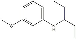 3-(methylsulfanyl)-N-(pentan-3-yl)aniline 结构式