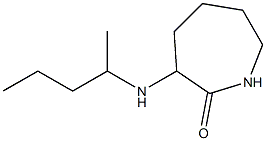 3-(pentan-2-ylamino)azepan-2-one 结构式