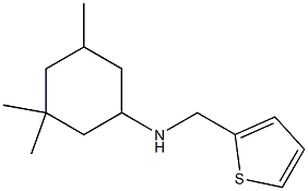 3,3,5-trimethyl-N-(thiophen-2-ylmethyl)cyclohexan-1-amine 结构式