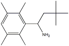 3,3-dimethyl-1-(2,3,5,6-tetramethylphenyl)butan-1-amine 结构式