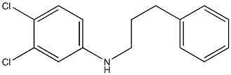 3,4-dichloro-N-(3-phenylpropyl)aniline 结构式