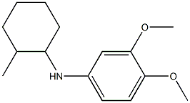 3,4-dimethoxy-N-(2-methylcyclohexyl)aniline 结构式