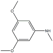 3,5-dimethoxy-N-methylaniline 结构式