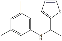 3,5-dimethyl-N-[1-(thiophen-2-yl)ethyl]aniline 结构式