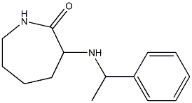 3-[(1-phenylethyl)amino]azepan-2-one 结构式