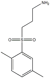 3-[(2,5-dimethylphenyl)sulfonyl]propan-1-amine 结构式