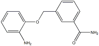 3-[(2-aminophenoxy)methyl]benzamide 结构式