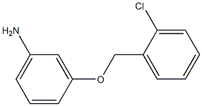 3-[(2-chlorophenyl)methoxy]aniline 结构式
