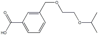 3-[(2-isopropoxyethoxy)methyl]benzoic acid 结构式