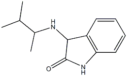 3-[(3-methylbutan-2-yl)amino]-2,3-dihydro-1H-indol-2-one 结构式