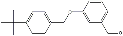 3-[(4-tert-butylphenyl)methoxy]benzaldehyde 结构式