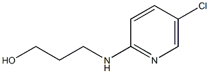 3-[(5-chloropyridin-2-yl)amino]propan-1-ol 结构式