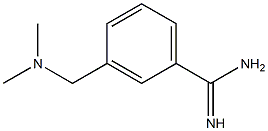 3-[(dimethylamino)methyl]benzenecarboximidamide 结构式